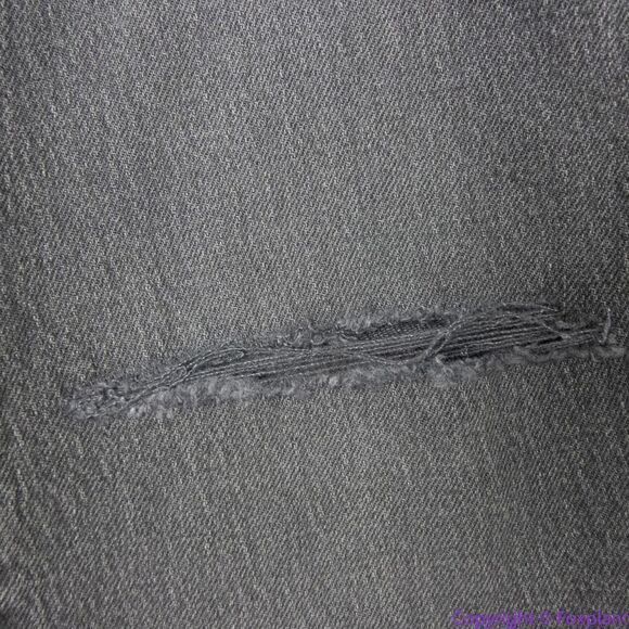 NEW Madewell High-Rise Slim Boyjean in Caton Wash‎ Ripped-Knee, 25 - Picture 9 of 16